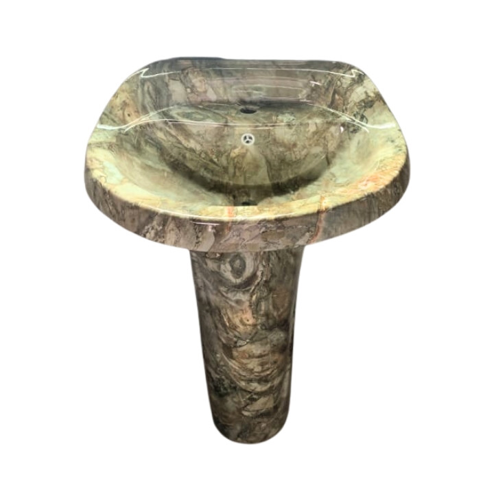 017M-2 MARBELLUS DECORATIVE PEDESTAL BASIN