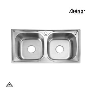 DOUBLE BOWLE SINK 3217- 32"x17"x8"