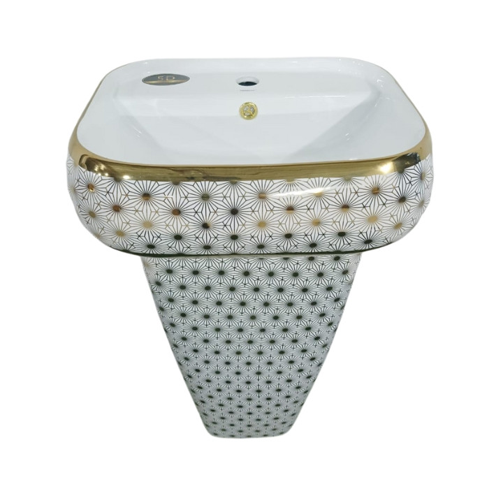 B004G LUXURIOUS DECORATIVE TWO PART DRUM BASIN