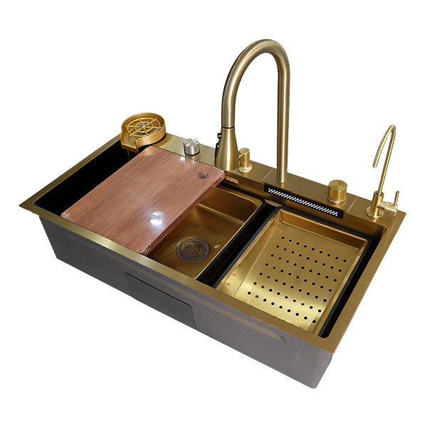 Multifunctional Handmade Sink Golden