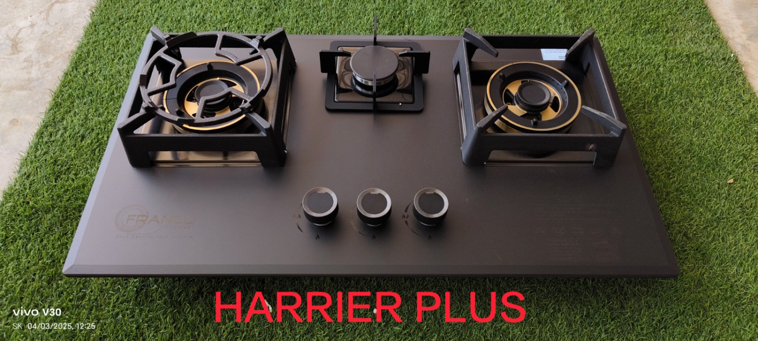 HARRIER PLUS STONE HIGH QUALITY TEMPERED BUILT IN GAS STOVE